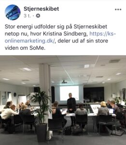 Freelance marketing - Kristina Sindberg - Odense - Stjerneskibet - Løvens Hule - ks online marketing - digital marketing