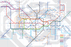 London - 5 Tips Til Din Rejse & Oplevelser - Love2Live - Fynske Influencers - Influencer - kort - undergrund london - tube